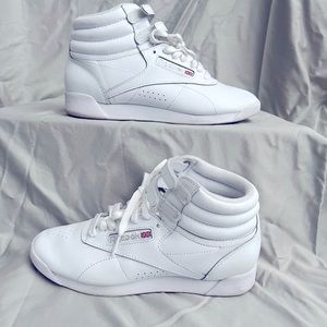 Reebok Classic high tops all while